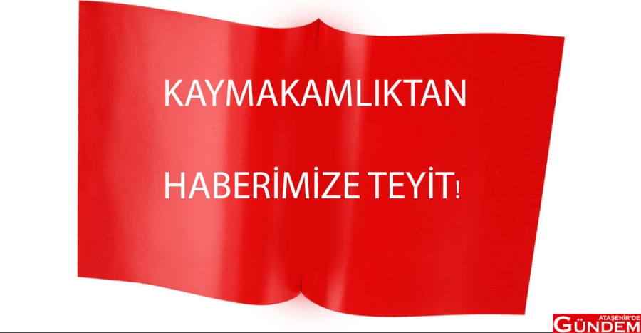 Kaymakamlıktan Haberimize Teyit! ATAŞEHİR KAYMAKAMLIĞI UYUZ VAKASI
